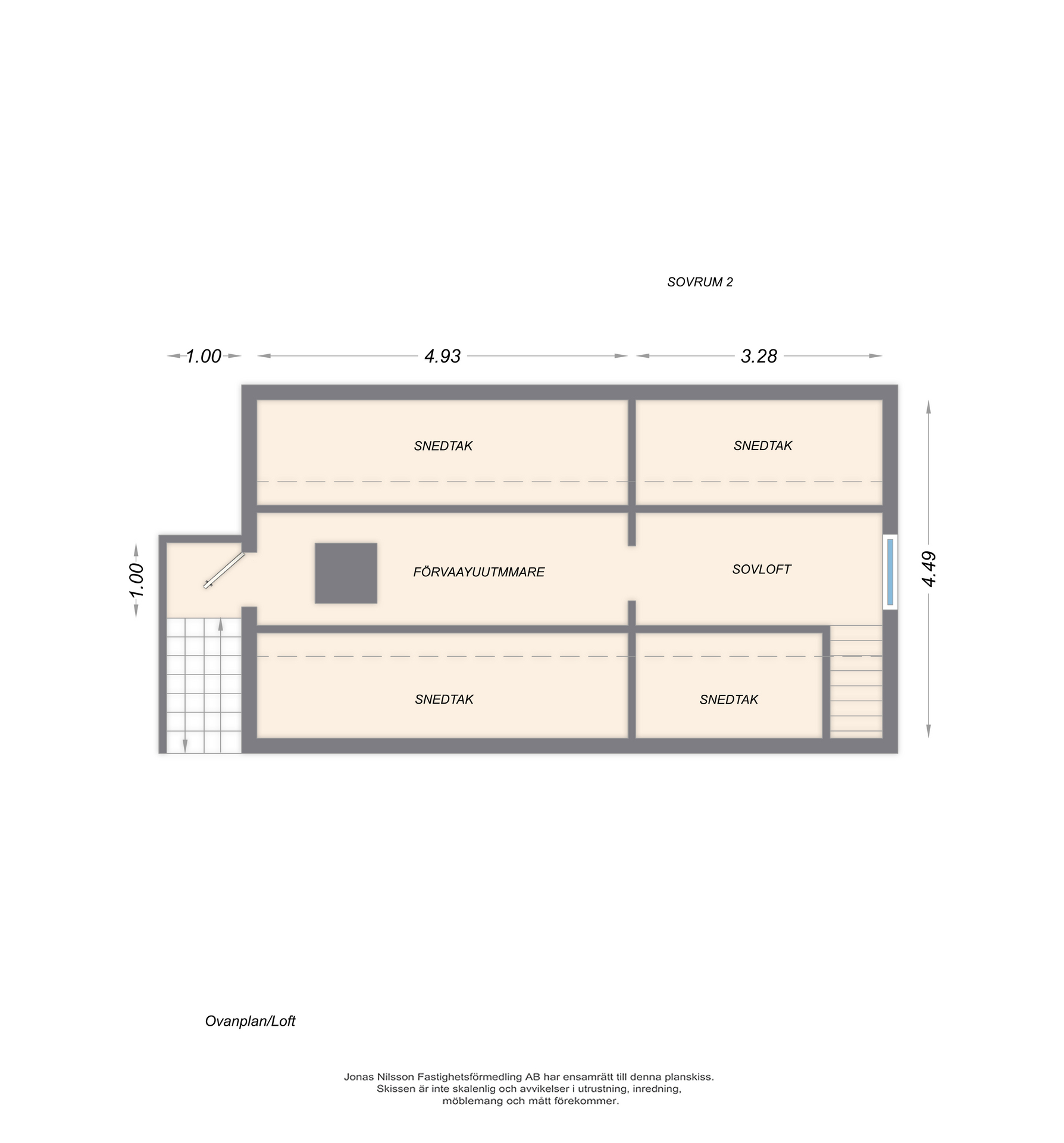 Planlösning loft