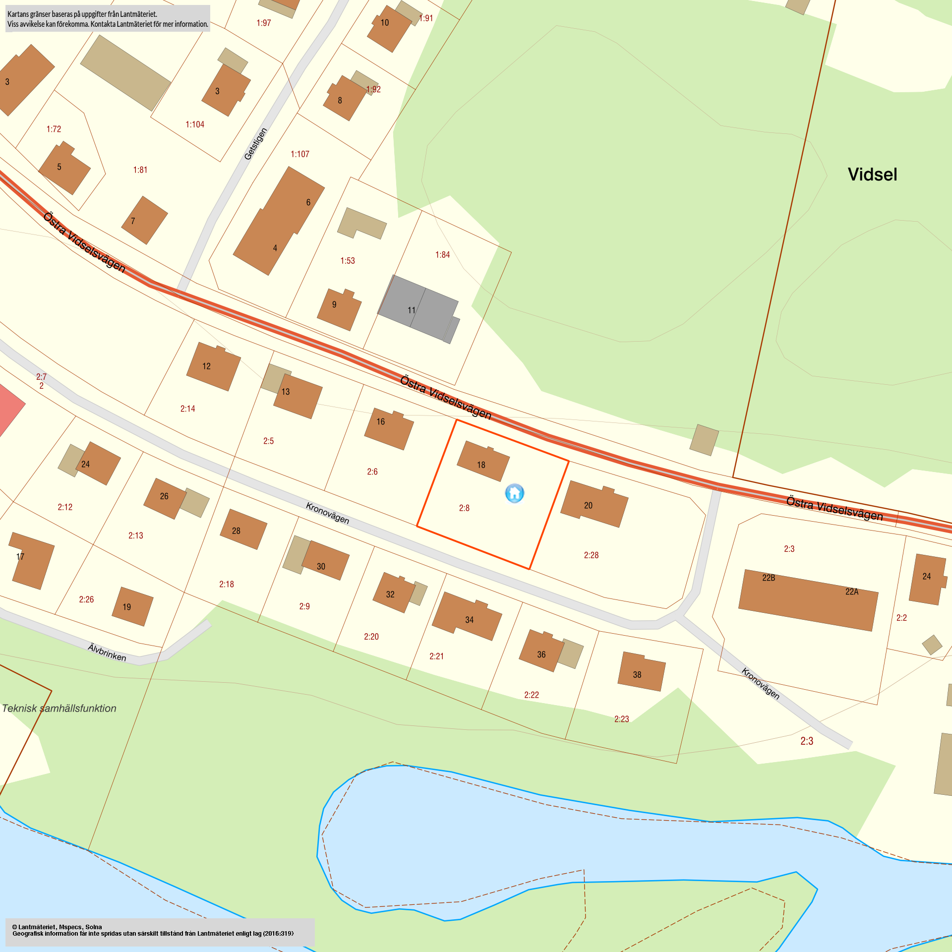 Östra Vidselsvägen 18