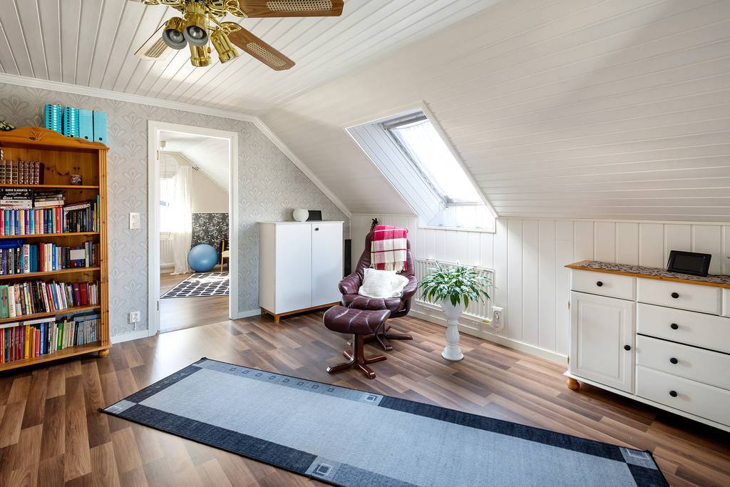 Allrum på övervåning.